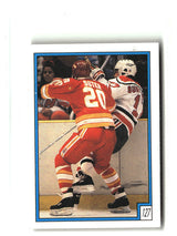 Flames / Devils Action 1989-90 O-Pee-Chee Stickers #127