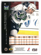 Geoff Sanderson 1995-96 Upper Deck #20