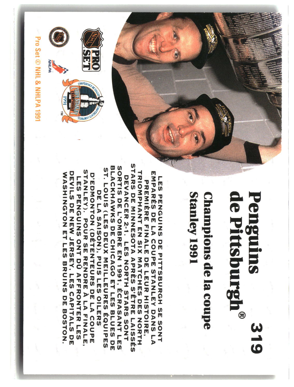 1991-92 Pro Set French #319
