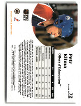 Petr Klima 1991-92 Pro Set French #72