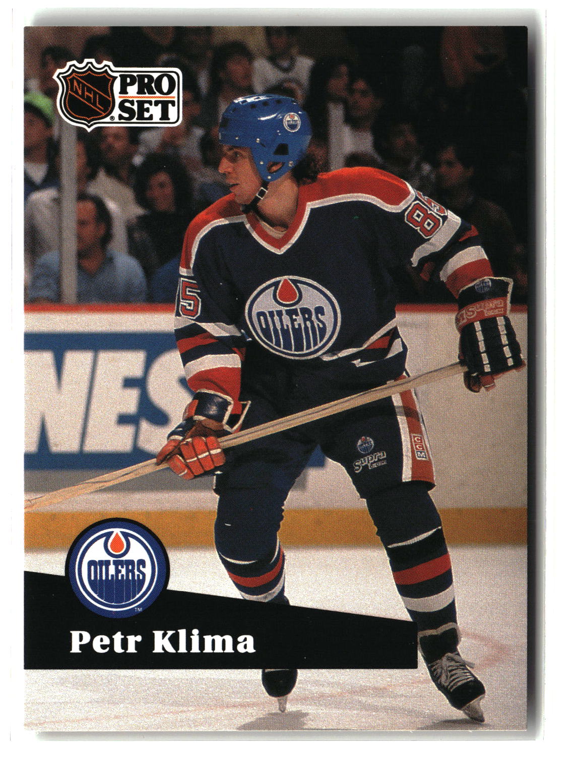 Petr Klima 1991-92 Pro Set French #72