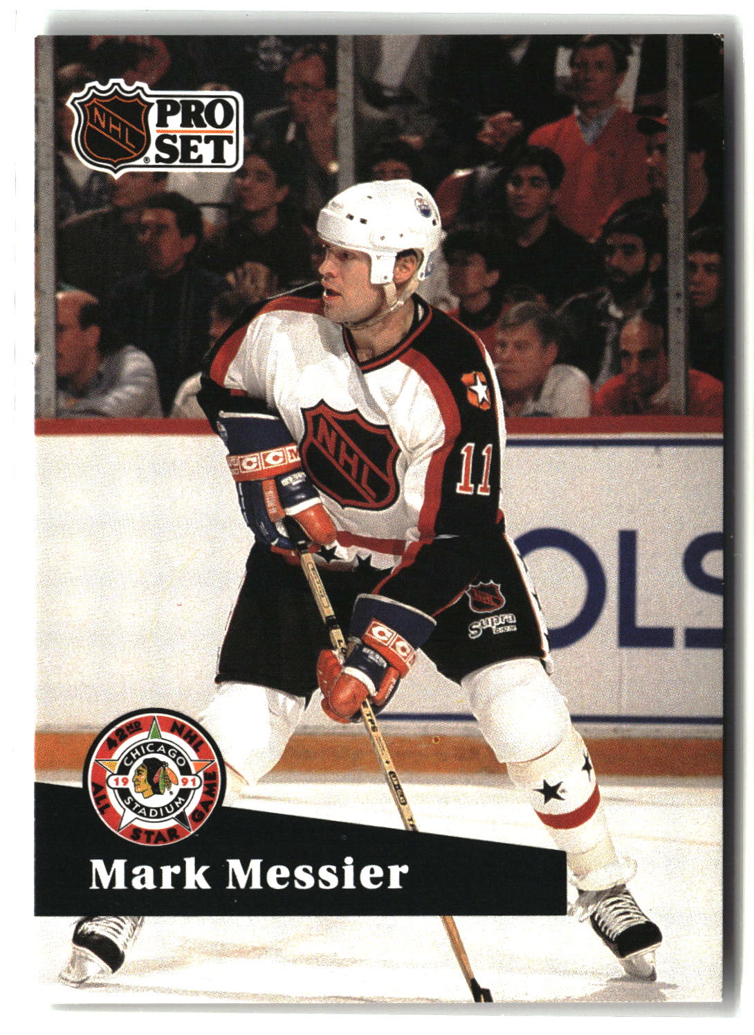 Mark Messier 1991-92 Pro Set French #282