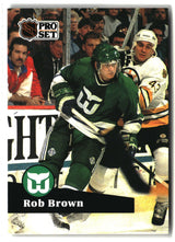Rob Brown 1991-92 Pro Set French #80