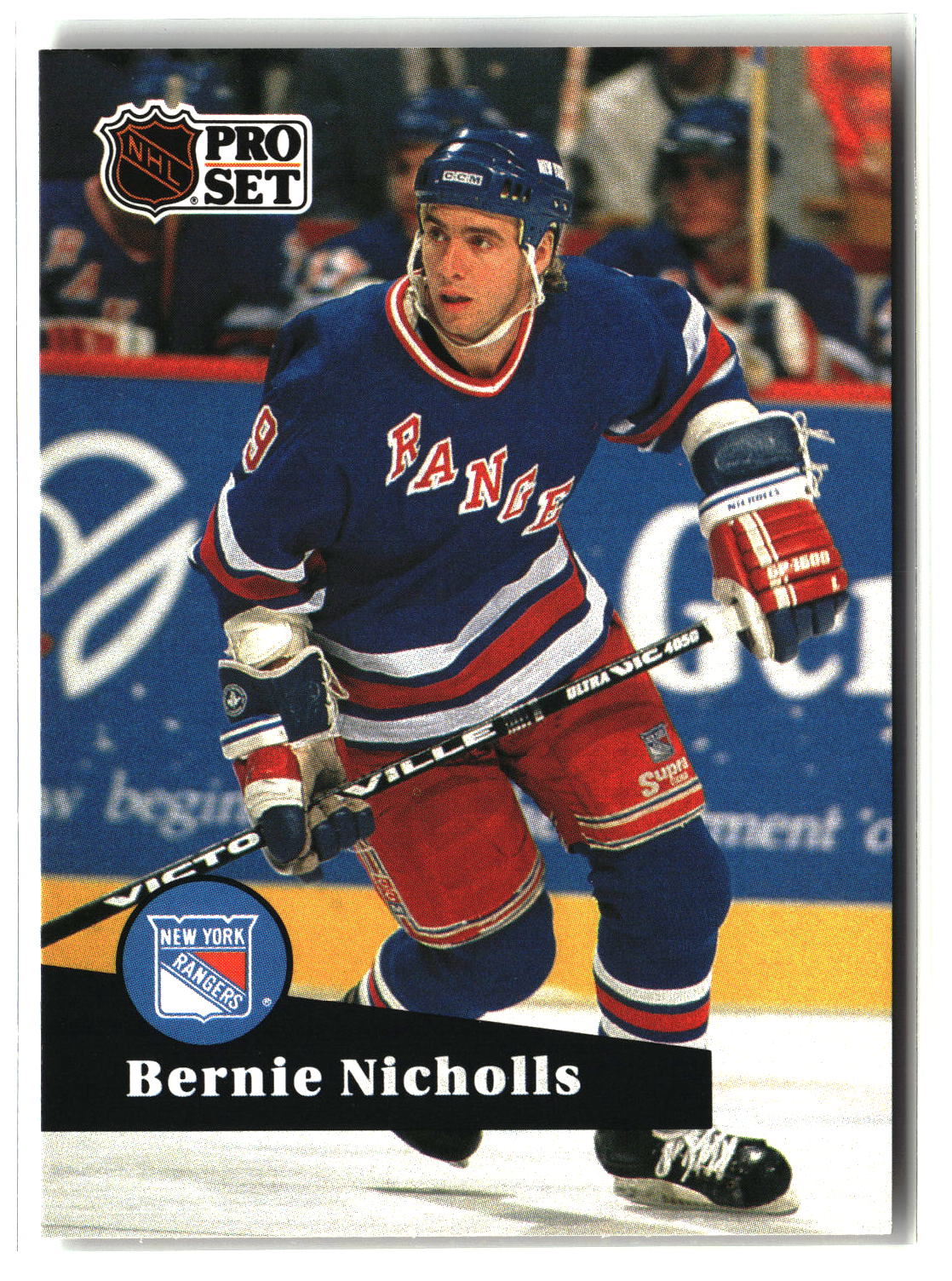 Bernie Nicholls 1991-92 Pro Set French #166