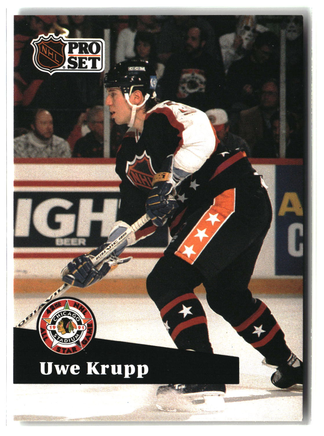 Uwe Krupp 1991-92 Pro Set French #301