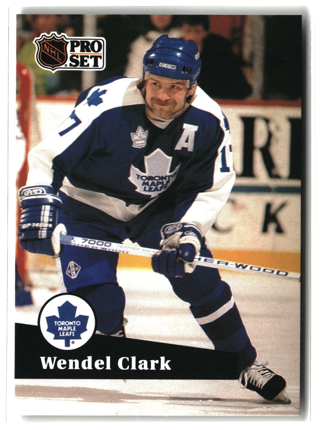 Wendel Clark 1991-92 Pro Set French #225