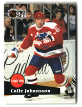 Calle Johansson 1991-92 Pro Set French #248