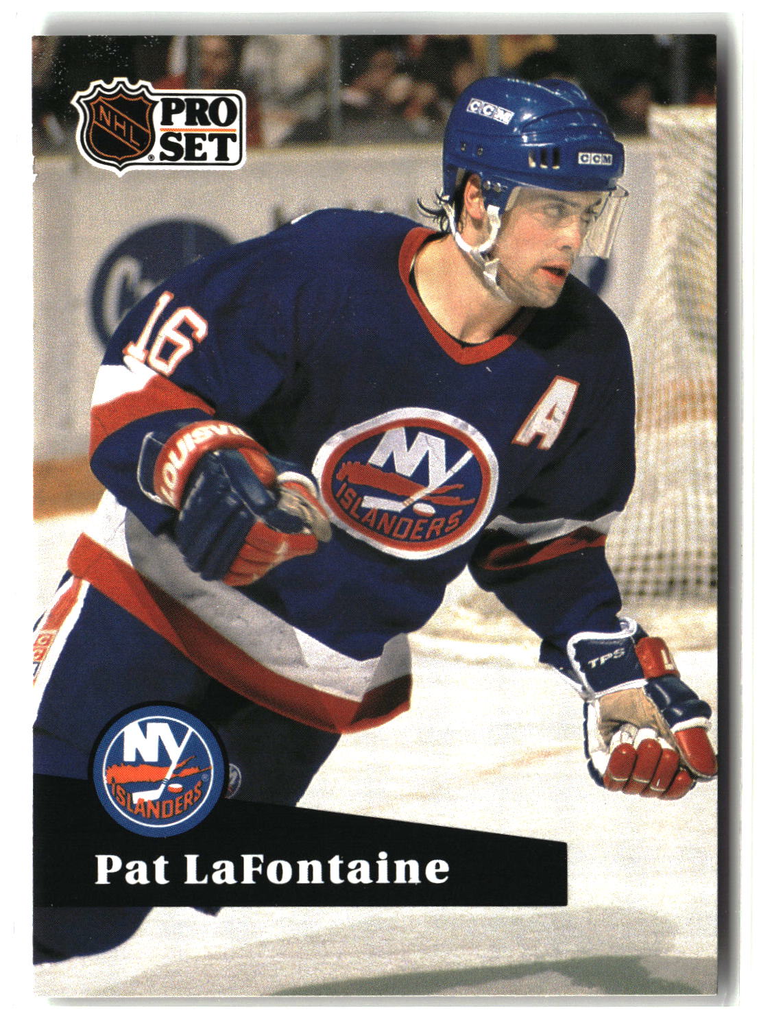 Pat LaFontaine 1991-92 Pro Set French #149