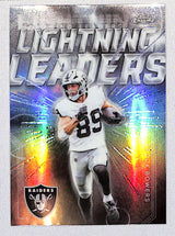 Brock Bowers 2025 Topps Chrome Lightning Leaders #LL-16