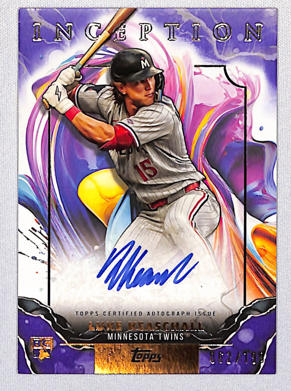 Luke Keaschall 2025 Topps Inception Rookie and Emerging Stars Auto /199 #RESA-LK