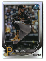 Paul Skenes 2025 Bowman Chrome Refractor #30 #/499