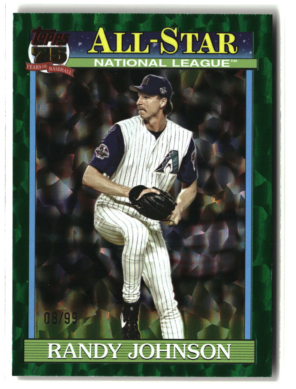 Randy Johnson 2026 Topps All-Stars Green Crackle (Series Two) #91AS-20 #/99
