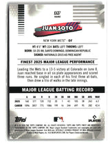 Juan Soto 2026 Finest Pink Refractors #247 #/250