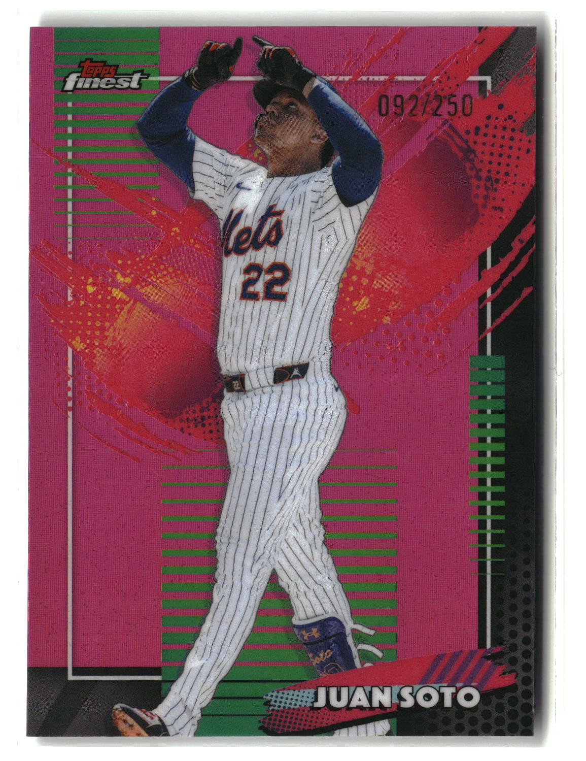 Juan Soto 2026 Finest Pink Refractors #247 #/250