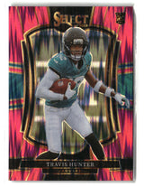 Travis Hunter 2025 Panini Select Pink Prizm Shock #128
