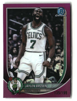 Jaylen Brown 2025-26 Bowman Chrome Fuchsia Refractors #BCV-57 #/199