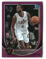 Evan Mobley 2025-26 Bowman Chrome Fuchsia Refractors #BCV-93 #/199