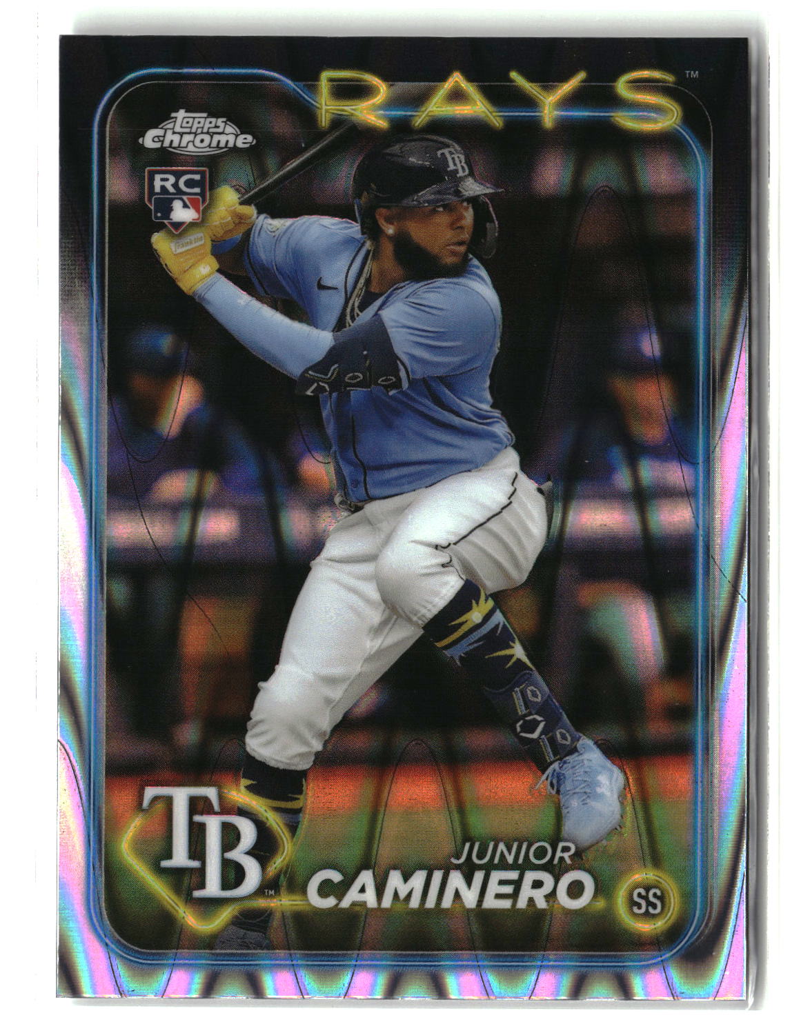 Junior Caminero 2024 Topps Chrome Raywave Refractors #213