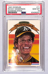 Rickey Henderson 1983 Donruss #11 PSA 10