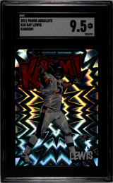 Ray Lewis 2021 Panini Absolute Kaboom #K38 SGC 9.5