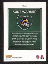 Kurt Warner 2024 Donruss Optic Downtown Legends #2