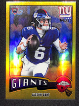 Jaxson Dart 2025 Topps Chrome 1975 Topps Yellow Refractor #1975-25 #/275