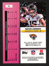 Trevor Lawrence 2025 Topps Chrome Cosmic Purple Nebula Refractor #44 #/150