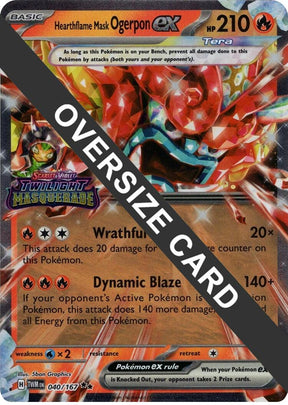 Hearthflame Mask Ogerpon ex (Twilight Masquerade Stamp)