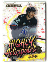 Tye Kartye 2023-24 Upper Deck Credentials Highly Anticipated Autographs #HA-35