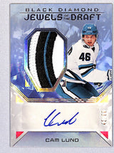 Cam Lund 2025-26 UD Black Diamond Jewels of the Draft Rookies #JD-CL #/99