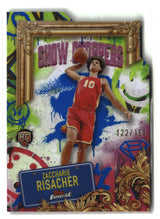 Zaccharie Risacher 2024-25 Finest Showstoppers Blue Refractor #S-23 #/150