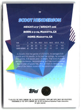 Scoot Henderson 2024-25 Finest Purple Refractor #77 #/200