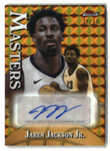 Jaren Jackson Jr. 2024-25 Finest Masters Auto Gold Geometric #MA-JJ #/50