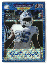 Javonte Williams 2021 Leaf Portrait Autographs Blue #PA-JW2 #/30