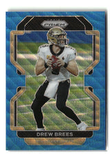Drew Brees 2021 Panini Prizm Blue Wave #309 #/199