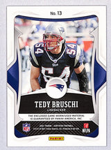 Tedy Bruschi 2021 Panini Certified Certified Gamers Mirror Blue #13 #/75