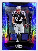Tedy Bruschi 2021 Panini Certified Certified Gamers Mirror Blue #13 #/75