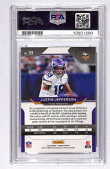 Justin Jefferson 2020 Panini Prizm #398 PSA 9