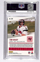 Tom Brady 2021 Panini Prestige Xtra Points Sunburst #184 PSA 9