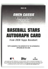 Owen Caissie 2026 Topps Baseball Stars Autographs (Series Two) #BSA2-OC