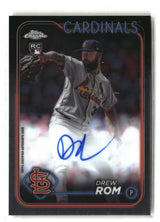 Drew Rom 2024 Topps Chrome Update Autographs #RA-DR