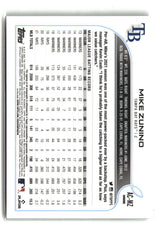 Mike Zunino 2022 Topps Chrome Update Autographs #AC-MZ