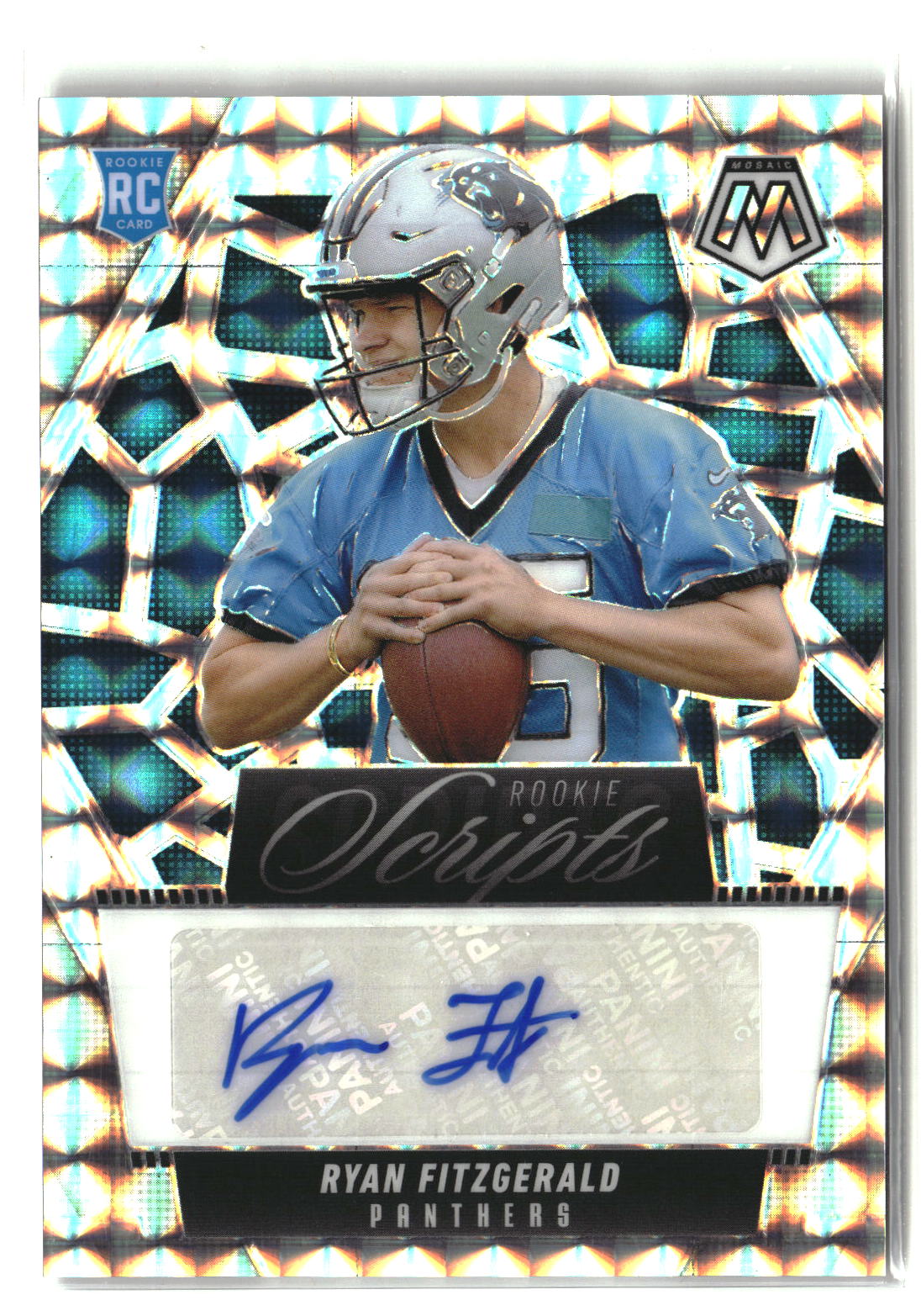 Ryan Fitzgerald 2025 Panini Mosaic Rookie Scripts #RS-RFD