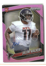 Jalon Walker 2025 Panini Prizm Prizm Rookie Autographs Pink #398