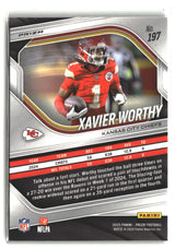 Xavier Worthy 2025 Panini Prizm Black and Red Checker #197