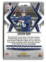 Jaxson Dart 2025 Panini Phoenix Teal Pyramids Prizm #200 #/225