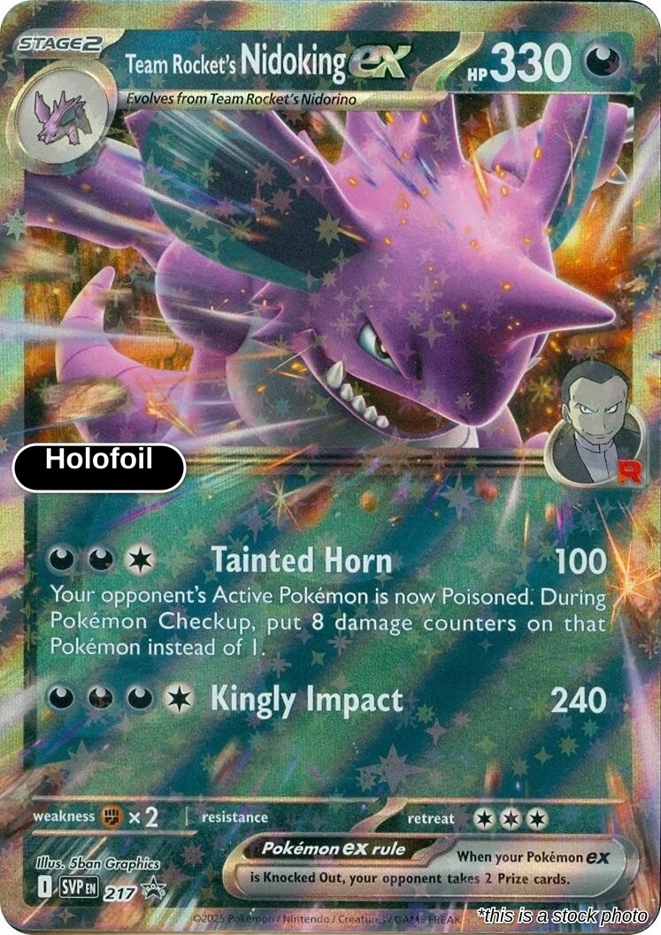 Team Rocket's Nidoking ex - 217