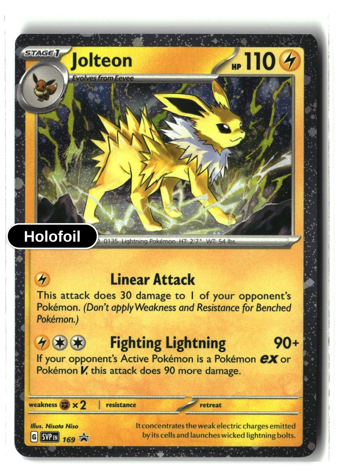 Jolteon - 169 (Cosmos Holo)