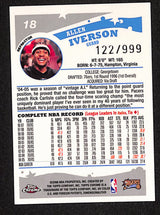 Allen Iverson 2005-06 Topps Chrome Refractors #18 #/999