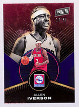 Allen Iverson 2024-25 Panini Player of the Day Blue #53 #/50